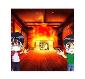 家屋火災避難