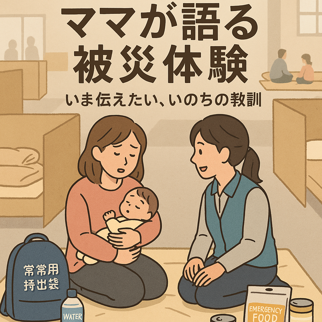 ママが語る被災体験：あの日の教訓と、いま伝えたいこと