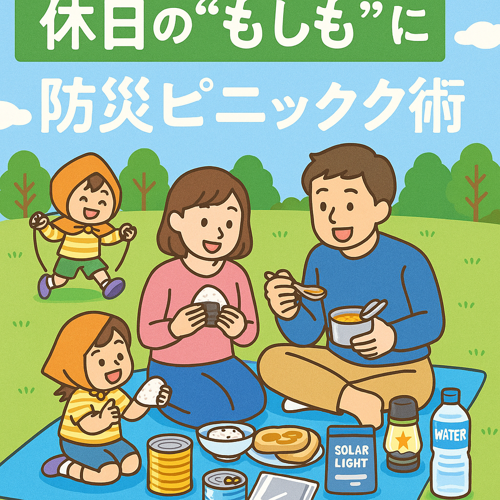 休日の“もしも”に備える防災ピクニック術